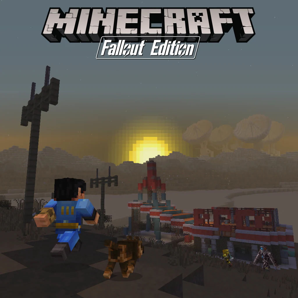 Minecraft Fallout New Vegas + Fallout 3 Minecraft Map