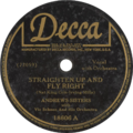The Andrews Sisters with Vic Schoen and His Orchestra - Straighten Up and Fly Right.png