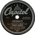 Johnny Mercer and the Pied Pipers with Paul Weston and His Orchestra - Personality.png