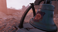 FO76 081120 WV bell defaced by vandals.png