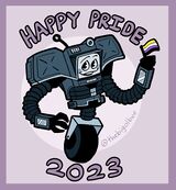 Featured Fanart June 2023 - Yes Man the Non-Binary Icon by thebigolbee.jpg