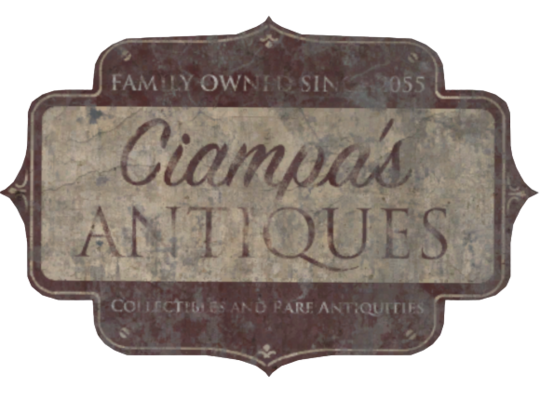 FO76 Ciampa's Antiques sign 5.png