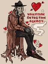 Featured Fanart August 2023 - Nick Valentine 2 by Abiding Artist.png