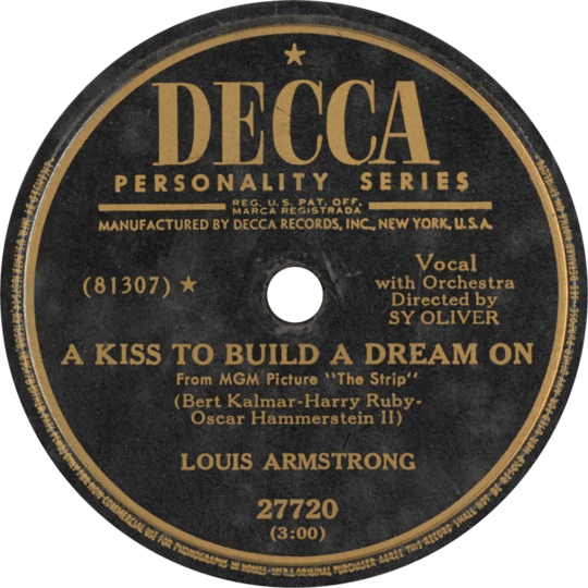 Louis Armstrong with Sy Oliver and His Orchestra - A Kiss To Build A Dream On.png