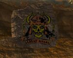 Fallout New Vegas Great Khan Sign In Red Rock Canyon (2).jpg